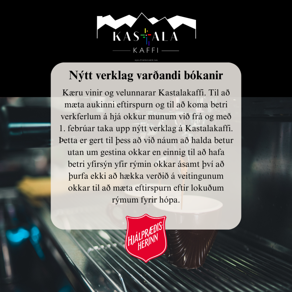 Nýtt verklag á Kastalakaffi