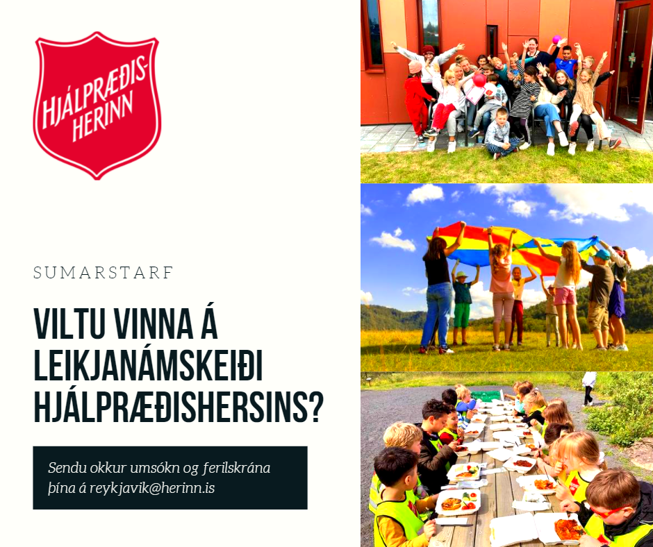 Auglýsing um sumarstarf 2022
